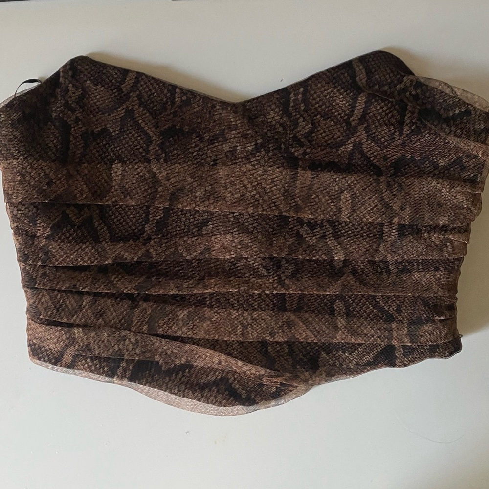 Zara Corset Tube Top